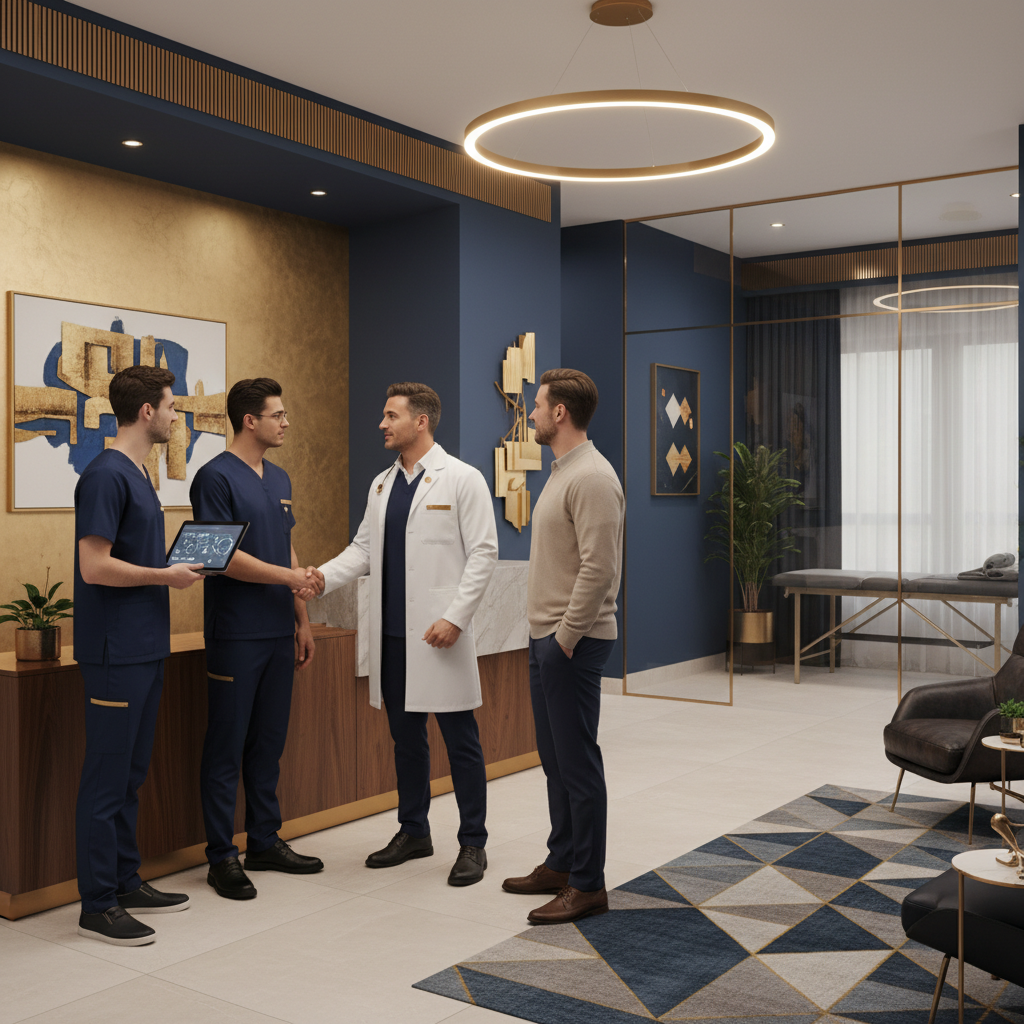 Modern MensPro Health clinic interior