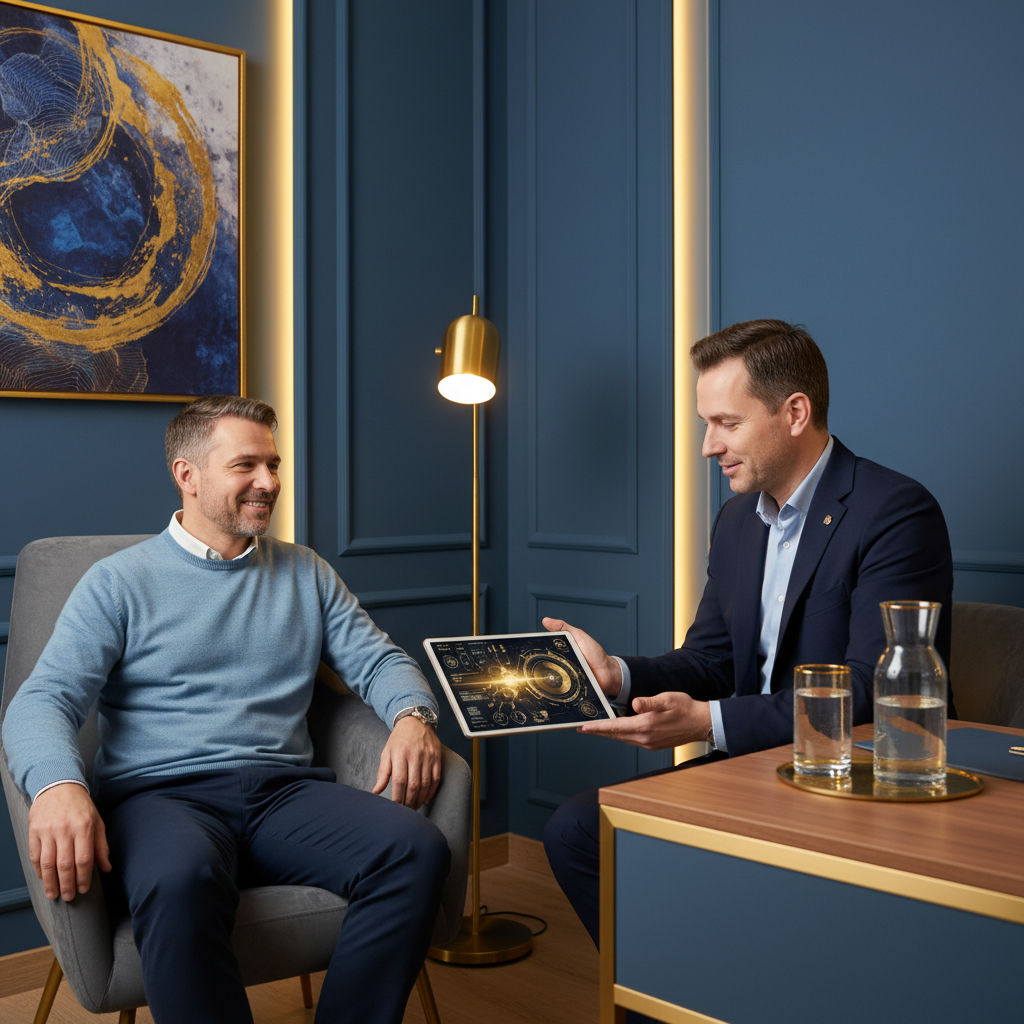 Doctor consulting with patient about ED treatment