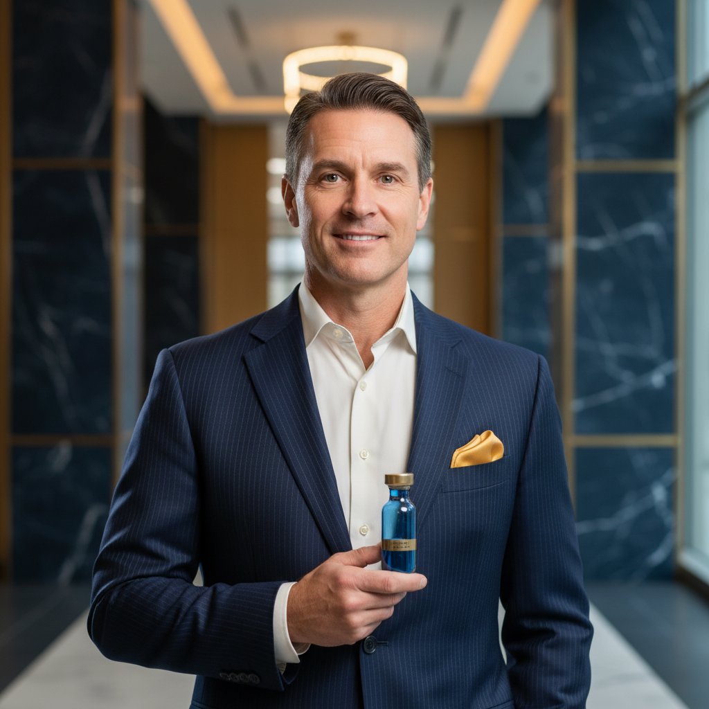 Active man exercising outdoors